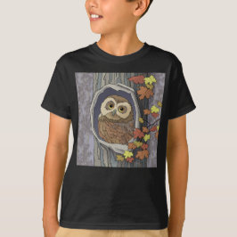 Autumn Owl and Fall Colors T-Shirt