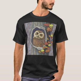 Autumn Owl and Fall Colors T-Shirt