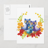 Autumn Owl Briefkaart (Voorkant / Achterkant)