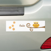 Autumn Owl Bumpersticker (Op auto)