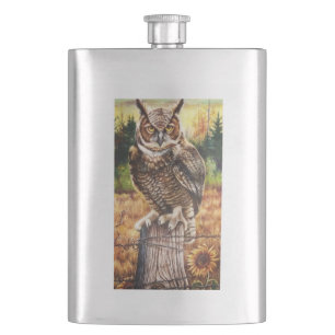Autumn Owl Flacon