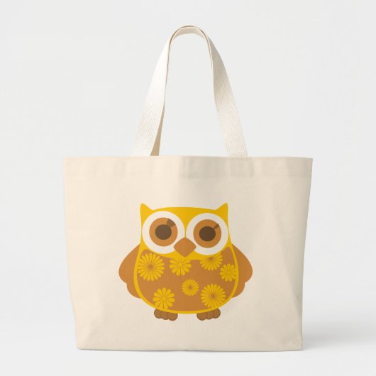 Autumn Owl Grote Tote Bag (Voorkant)