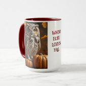 Autumn Owl Mok (Voorkant links)