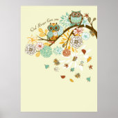 Autumn Owl Poster (Voorkant)