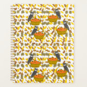 Autumn Owl Pumpkin Basket Planner and Agenda (Voorkant)