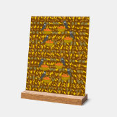 Autumn Owl Pumpkin Pattern Acrylic Sign Decor (Hoek)