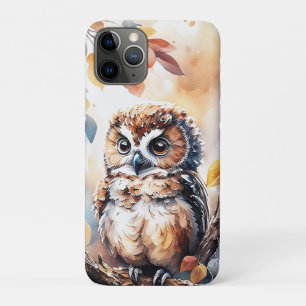 Autumn Owl Waterverf Illustratie Case-Mate iPhone Case