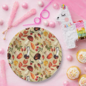 Autumn paddenstoelen papieren bordje (Feest)