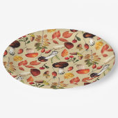 Autumn paddenstoelen papieren bordje (Gekanteld)