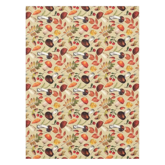 Autumn paddenstoelen tafelkleed (Voorkant)