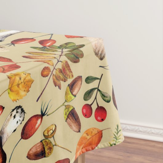 Autumn paddenstoelen tafelkleed (Voorbeeld)