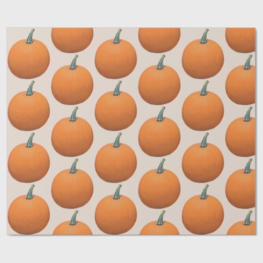 Autumn Painted Pumpkin Cadeaupapier (Vlak)