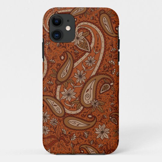 Autumn Paisley iPhone Case Mate ID (Achterkant)