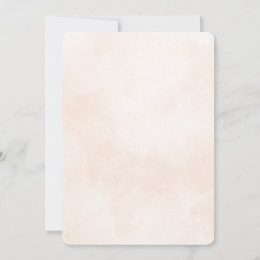 Autumn Pampas Grass Bridal Shower Kaart (Achterkant)