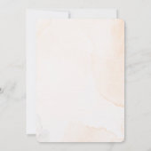 Autumn Pampas Grass Bridal Shower Kaart (Achterkant)