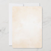 Autumn Pampas Grass Bridal Shower Kaart (Achterkant)