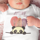 Autumn Panda Romper