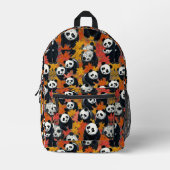Autumn Pandas Bedrukte Rugzak (Voorkant)