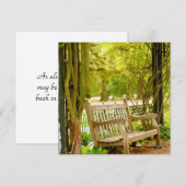 Autumn Park Bench (Voorkant / Achterkant)