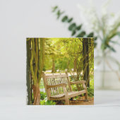 Autumn Park Bench (Staand voorkant)