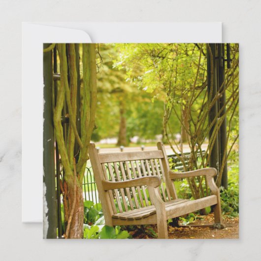 Autumn Park Bench (Voorkant)