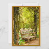 Autumn Park Bench (Voorkant)