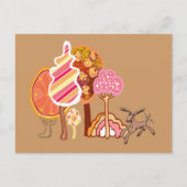 Autumn park briefkaart (Voorkant)