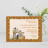 Autumn Party Kaart (Staand voorkant)