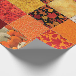 Autumn Patchwork Cadeaupapier