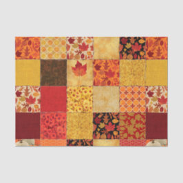 Autumn Patchwork Tissuepapier