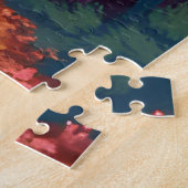 Autumn Path Fall Foliage Painting Legpuzzel (Zijkant)