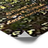 "AUTUMN PATH" POSTER (Hoek)