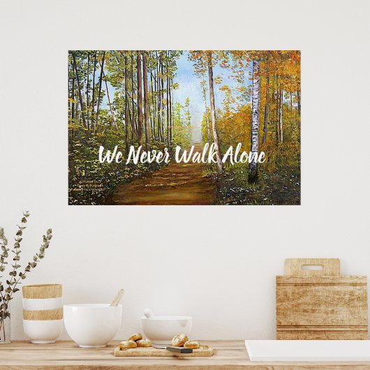 "AUTUMN PATH" POSTER (Keuken)