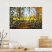 "AUTUMN PATH POSTER" POSTER (Keuken)