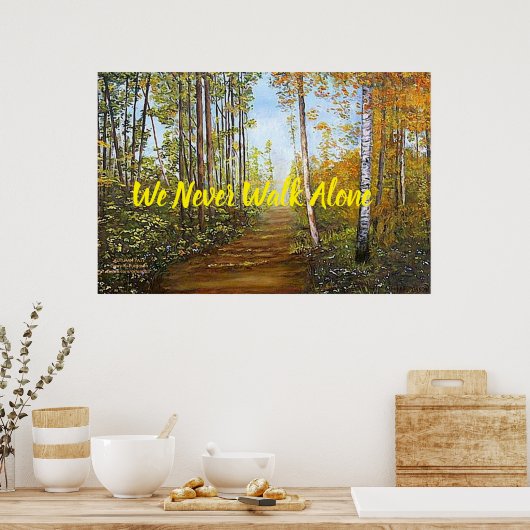 "AUTUMN PATH POSTER" POSTER (Keuken)