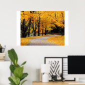 Autumn Pathway Poster (Thuiskantoor)