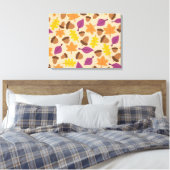 AUTUMN PATROON ONTWERP CANVAS AFDRUK (Insitu (Slaapkamer))