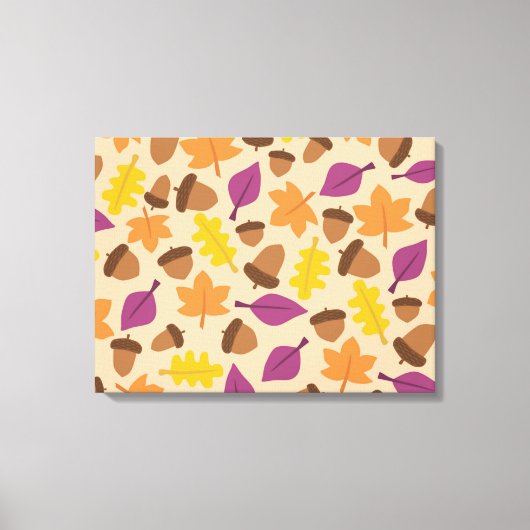AUTUMN PATROON ONTWERP CANVAS AFDRUK (Voorkant)