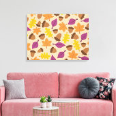AUTUMN PATROON ONTWERP CANVAS AFDRUK (Insitu (Woonkamer))