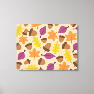 AUTUMN PATROON ONTWERP CANVAS AFDRUK