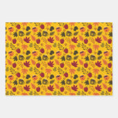 AUTUMN PATROON ONTWERP INPAKPAPIER VEL (Voorkant)