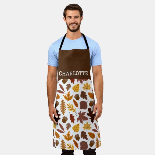 Autumn Pattern All-Over Print Schort (Gedragen)