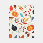 Autumn Pattern Baby Fleece Blanket Deken (Voorkant)