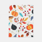Autumn Pattern Baby Fleece Blanket Gift Deken (Voorkant)