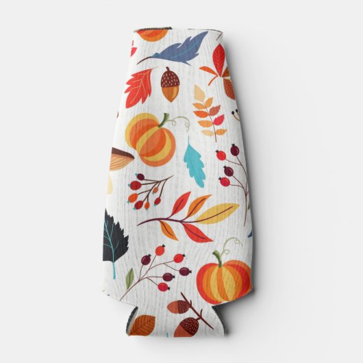 Autumn Pattern Bottle Cooler (Voorkant)