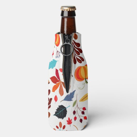 Autumn Pattern Bottle Cooler (Fles Achterkant)