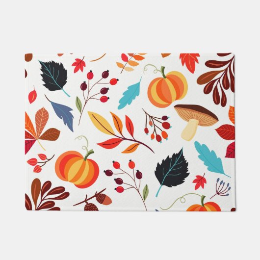Autumn Pattern Doormat Deurmat (Voorkant)