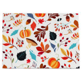 Autumn Pattern Gift Bag Groot Cadeauzakje (Voorkant)