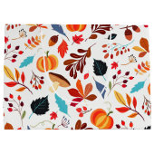 Autumn Pattern Gift Bag Groot Cadeauzakje (Achterkant)