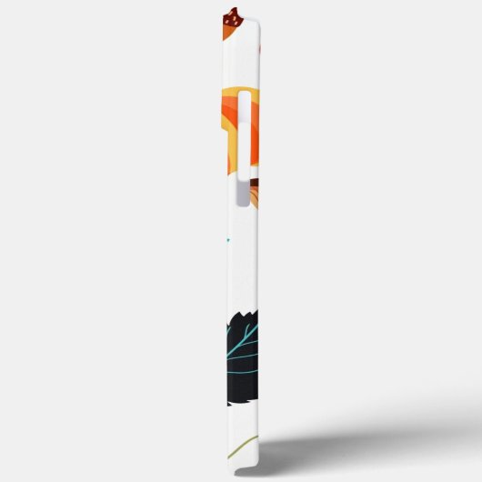 Autumn Pattern iPhone Case (Achterkant / Links)